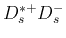 $D_s^{*+}D_s^-$